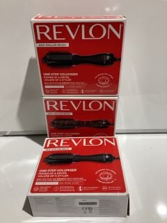 3 REVLON HAIR DRYER AND VOLUMIZER TOTAL RRP £120