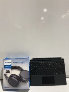 PHILIPS 5000 SERIES HEADPHONES & MICROSOFT SURFACE GO KEYBOARD TOTAL RRP £110