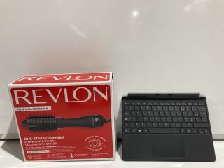 REVLON HAIR DRYER AND VOLUMIZER & MICROSOFT SURFACE GO KEYBOARD TOTAL RRP £120