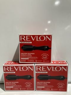 3 REVLON HAIR DRYER AND VOLUMIZER TOTAL RRP £120