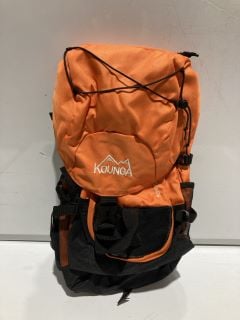 BOX OF BAGS INCLUDING KOUNGA BONPLAND 40 RUCKSACK