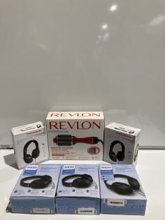 QTY OF TECH ITEMS TO INCLUDE REVLON HAIR DRYER AND VOLUMIZER