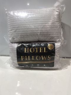 2 HOTEL QUALITY PILLOW PAIR