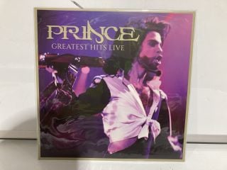 BOX OF VINYLS TO INCLUDE PRINCE GREATEST HITS LIVE