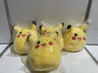 4 KELLYTOYS PIKACHU SQUISHMALLOWS