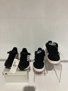 QTY OF ASSORTED SHOES TO INCLUDE ADIDAS ORIGINAL CAMPUS BLACK UK 3 1/2