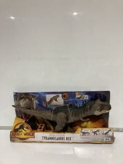 QTY OF ASSORTED ITEMS TO INCLUDE JURASSIC WORLD TYRANNOSAURUS REX ACTION FIGURE