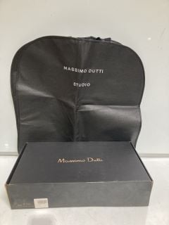 MASSIMO DUTTI WOMEN'S BOOTS BROWN (UK 5), TO ALSO INCLUDE MASSIMO DUTTI SUIT BAG TOTAL RRP £300