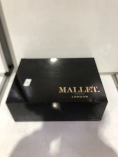 MALLET POPHAM BLACK & GOLD UK 7 WOMENS RRP £200