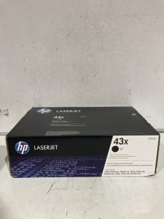 QTY OF ASSORTED ITEMS TO INCLUDE HP 43X TONER CARTRIDGE BLACK TONER