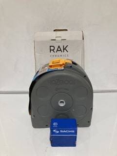 BOX OF ASSORTED ITEMS TO INCLUDE RAK CERAMICS TOILET SEAT