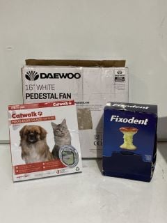 QTY OF ITEMS TO INCLUDE DAEWOOD 16" PEDESTAL FAN