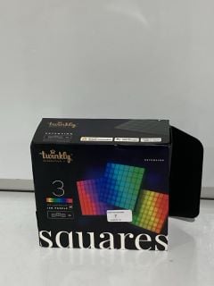 TWINKLY GENERATION II 3 MULTICOLOURED LED SQUARES RRP £109