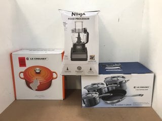 3 X KITCHEN ITEMS TO INCLUDE NINJA AUTO-IQ FOOD PROCESSOR: LOCATION - H6