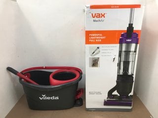 VILEDA 2IN1 MICROFIBRE MOP & BUCKET TO INCLUDE VAX MACH AIR VACUUM CLEANER: LOCATION - H6