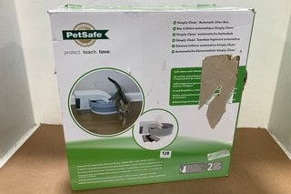 PETSAFE SIMPLY CLEAN AUTOMATIC CAT LITTER BOX: LOCATION - H7