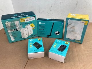 5 X TP-LINK ITEMS TO INCLUDE AV600 POWERLINE WI-FI KIT: LOCATION - H11