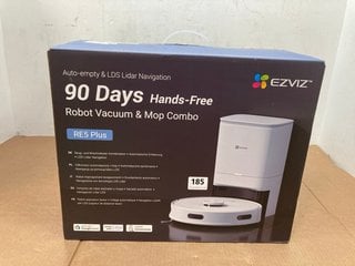 EZVIZ AUTO-EMPTY 90 DAYS HANDS FREE ROBOT VACUUM AND MOP COMBO - RRP £299.99: LOCATION - H12