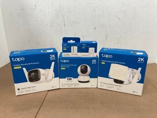 5 X TAPO ITEMS TO INCLUDE TAPO PAN/TILT 1080P HOME SECURITY WI-FI CAMERA: LOCATION - H12