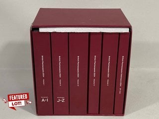 BRITISH PHARMACOPOEIA 2024 6 BOOK SET - RRP £787.50: LOCATION - FRONT BOOTH