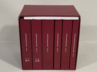 BRITISH PHARMACOPOEIA 2025 6 BOOK SET - RRP £787.50: LOCATION - FRONT BOOTH