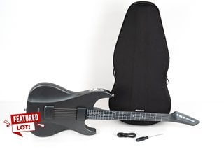 AERO BAND WIRELESS GUITAR WITH DETACHABLE STRUCTURE IN BLACK - RRP £350: LOCATION - FRONT BOOTH