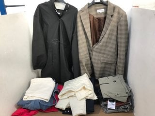 QTY OF ASSORTED CLOTHING ITEMS TO INCLUDE ANNE WEYBURN CHECKED BLAZER IN MULTI - UK 24: LOCATION - I5