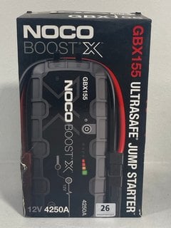 NOCO BOOST X GBX155 ULTRASAFE JUMP STARTER 12V - RRP £380: LOCATION - FRONT BOOTH