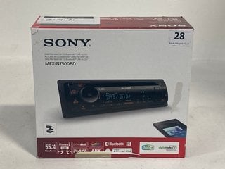 SONY DAB/FM/MW/LW CD BLUETOOTH CAR AUDIO - MEX-N7300BD - RRP £169: LOCATION - FRONT BOOTH