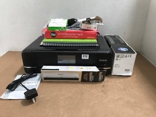 QTY OF ASSORTED OFFICE ITEMS TO INCLUDE EPSON XP-970 EXPRESSION PHOTO PRINTER IN BLACK: LOCATION - I1