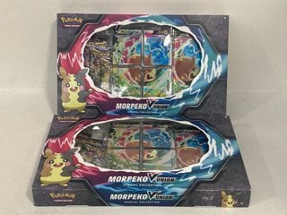 2 X POKEMON MORPEKO V-UNION SPECIAL COLLECTION BOX: LOCATION - FRONT BOOTH