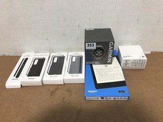 QTY OF ASSORTED SMART WATCHES TO INCLUDE GARMIN DESCENT MK3I 43MM AIR INTEGRATED DIVE COMPUTER AND MULTISPORT GPS SMARTWATCH: LOCATION - I15