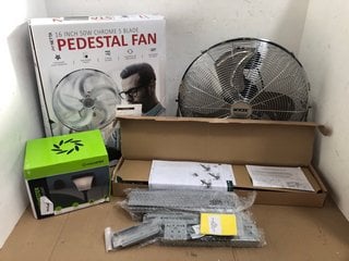 5 X ASSORTED ITEMS TO INCLUDE NETTA 16" PEDESTAL FAN: LOCATION - I9