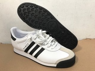 ADIDAS SAMOA MENS TRAINERS IN WHITE / BLACK - UK SIZE: 10.5: LOCATION - I11