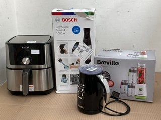 4 X APPLIANCES TO INCLUDE BREVILLE BLEND ACTIVE COLOUR MIX FAMILY BLENDER: LOCATION - E2