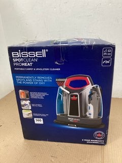 BISSELL SPOTCLEAN PROHEAT PORTABLE CARPET & UPHOLSTERY CLEANER: LOCATION - E6