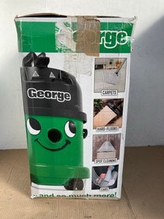 NUMATIC GEORGE WET & DRY CARPET CLEANER IN GREEN - RRP £249.99: LOCATION - E12