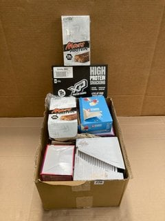 QTY OF ASSORTED FOOD ITEMS TO INCLUDE 2 X BOXES OF MARS PROTEIN BARS - BBE 19/10/24: LOCATION - J7