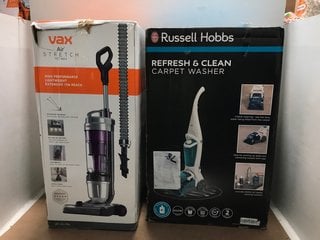 RUSSELL HOBBS RHCC5001 REFRESH & CLEAN CARPET WASHER TO ALSO INCLUDE VAX AIR STRETCH PET MAX UPRIGHT VACUUM CLEANER: LOCATION - J12