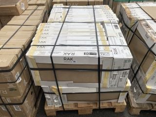 (COLLECTION ONLY) PALLET OF RAK INTERNAL/EXTERNAL GRADE (FREEZE THAW FROST RESISTANT PORCELAIN TILES) 600 X 300MM IN DUBAI SAND APPROX 43M SQ IN TOTAL APPROX 1000KG IN WEIGHT RRP £3542 HEAVY ITEM ADE