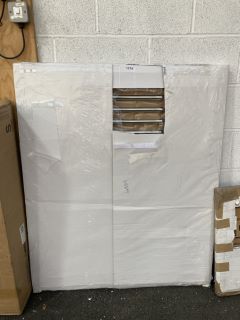 CHROME STRAIGHT TUBED HEATED TOWEL RADIATOR 1200 X 1000MM RRP £460: LOCATION - A8