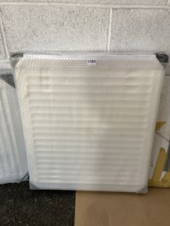 MILANO DOUBLE COMPACT RADIATOR 700 X 600MM RRP £185: LOCATION - A9