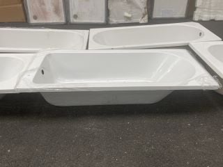 1700 X 750MM NTH SINGLE ENDED BATH (SLIGHT MARK TO END OF BATH) RRP £351: LOCATION - A3