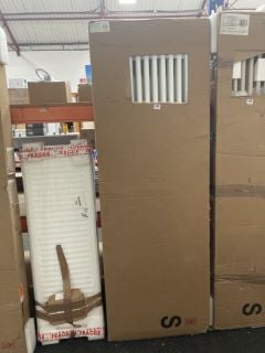 TRADITIONAL VERTICAL 12X 3 COLUMN CAST IRON STYLE RADIATOR IN WHITE 1800 X 560MM RRP £845: LOCATION - BACK RACK