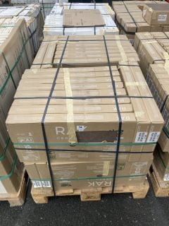 (COLLECTION ONLY) PALLET OF RAK INTERNAL/EXTERNAL GRADE (FREEZE THAW FROST RESISTANT PORCELAIN TILES) 600 X 300MM IN MOCHA APPROX 43M SQ IN TOTAL APPROX 1000KG IN WEIGHT RRP £3542 HEAVY ITEM ADEQUATE