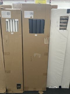 ANTHRACITE VERTICAL DOUBLE SLIM PANEL RADIATOR 1600 X 420MM RRP £655: LOCATION - BACK RACK