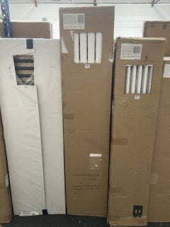 WHITE VERTICAL SINGLE OVAL TUBED RADIATOR 1780 X 354MM RRP £645: LOCATION - BACK RACK