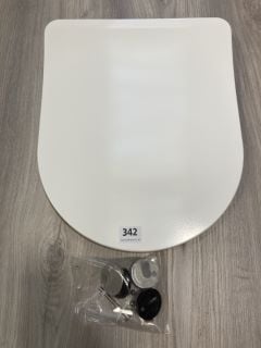 WHITE TOILET SEAT RRP £70: LOCATION - R1