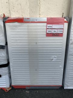 K-RAD DOUBLE COMPACT RADIATOR 1000 X 750MM RRP £299: LOCATION - B2