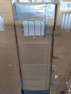 WHITE VERTICAL SINGLE FLAT PANEL ALUMINIUM RADIATOR 1800 X 565MM RRP £299: LOCATION - B6